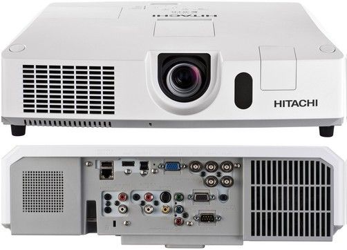 Hitachi CP-X4021N Colleglate Series LCD Projector, 4000 ANSI Lumens, XGA Resolution (1024 x 768), 1.7X Zoom Lens, Horizontal and Vertical Lens Shift, Microphone Input with Amplifier, 2000:1 Contrast Ratio (using active iris), Native Aspect Ratio 4:3, Throw Ratio 1.5 - 2.5:1, 0.5 Watt Power Saving Mode, 16W Audio Output, 10.1 lbs. (CPX4021N CP X4021N CPX-4021N CP-X4021)