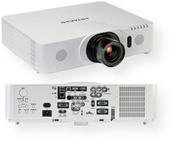 Hitachi CP-X8160 XGA Installation LCD Projector, 6000 ANSI Lumens (Normal Mode) Light Output (Brightness), XGA resolution 1024 x 768, 3000:1 Contrast ratio (Presentation Mode), 2x standard powered zoom lens, 360 Vertical Tilt Angle, Full connectivity including 2 x HDMI, Input Source Naming, PC-Less presentation, 2 x 8W speakers, UPC 050585152861 (CPX8160 CP X8160 CPX-8160)