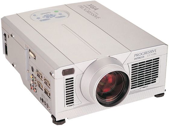 Hitachi CP-X995W LCD Projector, 1024 x 768 XGA Native Resolution, 4500 ANSI Lumens, 300:1 Contrast Ratio, 14 lbs. (CPX995W, CP X995W)