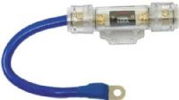Audiopipe CQ9300P-BL Heavy Duty ANL Fuse Holder with Power Cable, Blue, One Foot (0.3M) OGA Blue Power Cable, Platinum ANL Type Fuse Holder, Platinum 250A ANL Fuse, Blue LED Status Indicator (CQ9300PBL CQ9300P BL CQ-9300PBL CQ 9300P-BL CQ9300 Audio Pipe) 