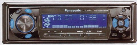 Panasonic CQ-C3300U Remanufactured In-Dash 50W x 4 High-Power CD Player Receiver w/MP3 Playback and CD Changer Controls (CQC3300U, CQ C3300U, CQC3300, CQ-C3300)