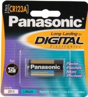 Panasonic CR-123APA/1B Photo Lithium Battery, Single, 1400 mAh Capacity, 3V Nominal Voltage, Replaces: K123LA, EL123A, DL123A, 5018LC, CR123A, UPC 073096700383 (CR123APA1B CR-123APA-1B CR-123APA CR-123AP CR-123A CR-123) 