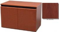 AVF Audio Visual Furniture International CR2000EX-DCH Two Door Credenza, Dark Cherry, Thermowrap surf(x) finish, Raised panel front doors, Locking front and rear doors, RR12 12RU rackrails per bay (24RU total), FAN 53 CFM quiet 120mm AC fan (1 per bay), 4" heavy duty ballbearing casters x4, Permanent construction process, Ships fully assembled, Dimensions (WxDxH) 42 x 24 x 30 Inches (VFI CR2000EXDCH CR2000EX DCH CR-2000EX CR 2000EX) 