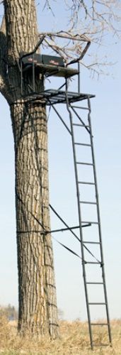 Big Game CR5005-S The Partner Pro Ladder Stand; 18' (to shooting rail) 2-person steel; 38