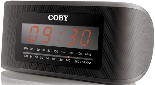 Coby CR-A54 Digital AM/FM Alarm Clock Radio, Digital Clock With Large ...