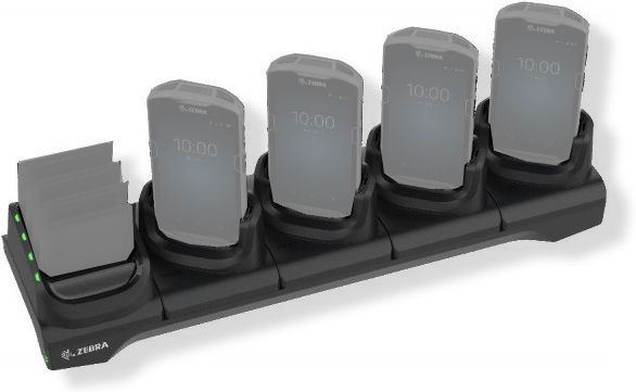 Zebra Technologies CRD-TC51-5SC4B-01 Charger Cradle, 5 Slot Charge Cradle, Charge up to 4 devices, Charge up to 4 spare batteries, Includes Cable and Power Supply, Designed for TC51 and TC56, Weight 1.5 lbs (CRDTC515SC4B01 CRD-TC515SC4B01 CRDTC515SC4B-01 CRD-TC515SC4B-01 CRD-TC51-5SC4B-01)