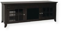 Techcraft CRE60B 60" Wide AV Stand;  Black; 60 Inch wide credenza; Fits most 60 Inch and smaller flat panel televisions; Ample storage space and wire management capability; Beautiful framed doors conceal components; UPC 623788005618 (CRE60B CRE60-B CRE60B-STAND CRE60BSTAND CRE60BTECHCRAFT CRE60B-TECHCRAFT)  