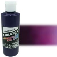 Createx 5103-04 Airbrush Paint, 4oz, Red Violet; Made with light-fast pigments and durable resins; Works on fabric, wood, leather, canvas, plastics, aluminum, metals, ceramics, poster board, brick, plaster, latex, glass, and more; Colors are water-based, non-toxic, and meet ASTM D4236 standards; Dimensions 2.75" x 2.75" x 5.00"; Weight 0.5 lbs; UPC 717893451030 (CREATEX510304 CREATEX 5103-04 ALVIN AIRBRUSH RED VIOLET) 
