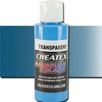 Createx 5105 Createx Caribbean Blue Transparent Airbrush Color, 2oz; Made with light-fast pigments and durable resins; Works on fabric, wood, leather, canvas, plastics, aluminum, metals, ceramics, poster board, brick, plaster, latex, glass, and more; Colors are water-based, non-toxic, and meet ASTM D4236 standards; Professional Grade Airbrush Colors of the Highest Quality; UPC 717893251050 (CREATEX5105 CREATEX 5105 ALVIN 5105-02 25308-5913 TRANSPARENT CARIBBEAN BLUE 2oz) 