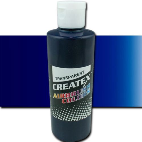 Createx 5108 Createx Deep Blue Transparent Airbrush Color, 2oz; Made with light-fast pigments and durable resins; Works on fabric, wood, leather, canvas, plastics, aluminum, metals, ceramics, poster board, brick, plaster, latex, glass, and more; Colors are water-based, non-toxic, and meet ASTM D4236 standards; Professional Grade Airbrush Colors of the Highest Quality; UPC 717893251081 (CREATEX5108 CREATEX 5108 ALVIN 5108-02 25308-5463 TRANSPARENT DEEP BLUE 2oz)