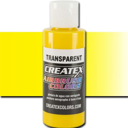 Createx 5114 Createx Brite Yellow Transparent Airbrush Color, 2oz; Made with light-fast pigments and durable resins; Works on fabric, wood, leather, canvas, plastics, aluminum, metals, ceramics, poster board, brick, plaster, latex, glass, and more; Colors are water-based, non-toxic, and meet ASTM D4236 standards; Professional Grade Airbrush Colors of the Highest Quality; UPC 717893251142 (CREATEX5114 CREATEX 5114 ALVIN 5114-02 25308-4103 TRANSPARENT BRITE YELLOW 2oz)