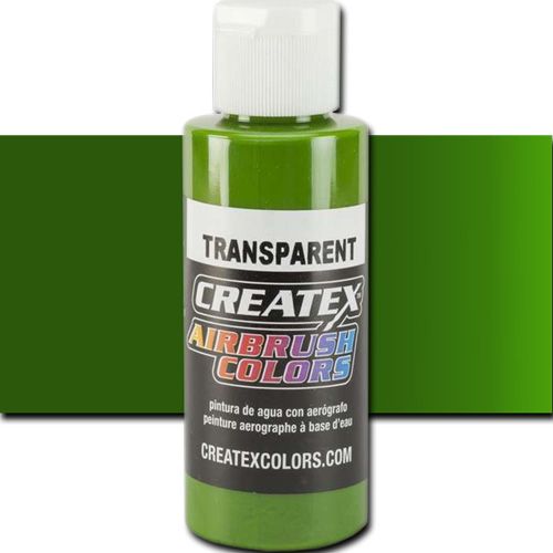 Createx 5116 Createx Tropical Green Transparent Airbrush Color, 2oz; Made with light-fast pigments and durable resins; Works on fabric, wood, leather, canvas, plastics, aluminum, metals, ceramics, poster board, brick, plaster, latex, glass, and more; Colors are water-based, non-toxic, and meet ASTM D4236 standards; Professional Grade Airbrush Colors of the Highest Quality; UPC 717893251166 (CREATEX5116 CREATEX 5116 ALVIN 5116-02 25308-7913 TRANSPARENT TROPICAL GREEN 2oz)