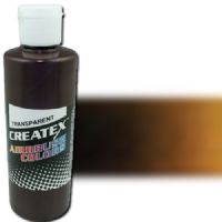 Createx 5128-04 Airbrush Paint, 4oz, Dark Brown; Made with light-fast pigments and durable resins; Works on fabric, wood, leather, canvas, plastics, aluminum, metals, ceramics, poster board, brick, plaster, latex, glass, and more; Colors are water-based, non-toxic, and meet ASTM D4236 standards; Dimensions 2.75" x 2.75" x 5.00"; Weight 0.5 lbs; UPC 717893451283 (CREATEX512804 CREATEX 5128-04 ALVIN AIRBRUSH DARK BROWN) 