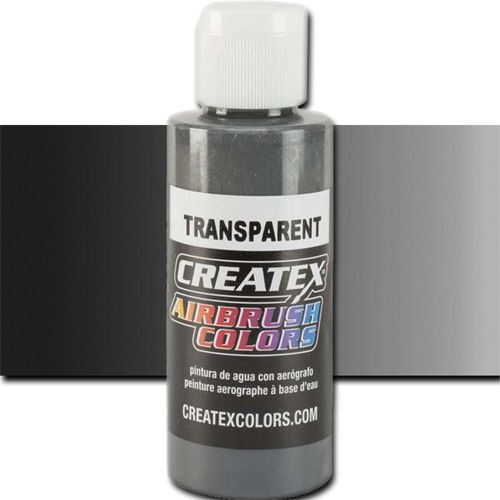 Createx 5129 Createx Medium Gray Transparent Airbrush Color, 2oz; Made with light-fast pigments and durable resins; Works on fabric, wood, leather, canvas, plastics, aluminum, metals, ceramics, poster board, brick, plaster, latex, glass, and more; Colors are water-based, non-toxic, and meet ASTM D4236 standards; Professional Grade Airbrush Colors of the Highest Quality; UPC 717893251296 (CREATEX5129 CREATEX 5129 ALVIN 5129-02 25308-2613 TRANSPARENT MEDIUM GRAY 2oz)