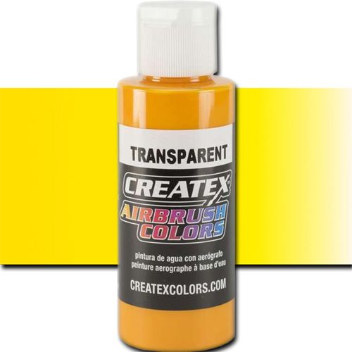 Createx 5133 Createx Canary Yellow Transparent Airbrush Color, 2oz; Made with light-fast pigments and durable resins; Works on fabric, wood, leather, canvas, plastics, aluminum, metals, ceramics, poster board, brick, plaster, latex, glass, and more; Colors are water-based, non-toxic, and meet ASTM D4236 standards; Professional Grade Airbrush Colors of the Highest Quality; UPC 717893251333 (CREATEX5133 CREATEX 5133 ALVIN 5133-02 25308-4263 TRANSPARENT CANARY YELLOW 2oz)