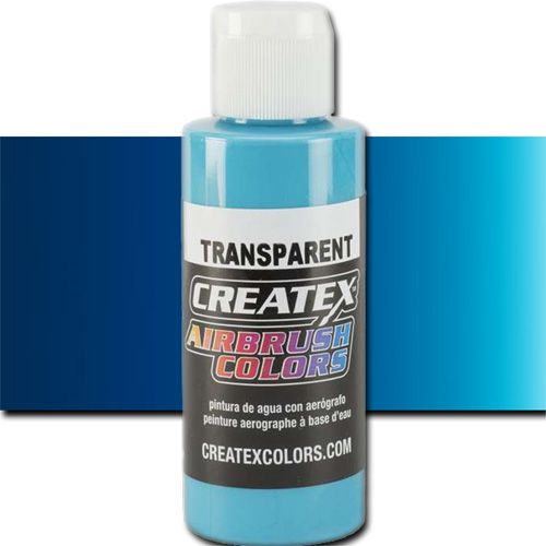 Createx 5134 Createx Maui Blue Transparent Airbrush Color, 2oz; Made with light-fast pigments and durable resins; Works on fabric, wood, leather, canvas, plastics, aluminum, metals, ceramics, poster board, brick, plaster, latex, glass, and more; Colors are water-based, non-toxic, and meet ASTM D4236 standards; Professional Grade Airbrush Colors of the Highest Quality; UPC 717893251340 (CREATEX5134 CREATEX 5134 ALVIN 5134-02 25308-4263 TRANSPARENT MAUI BLUE 2oz)