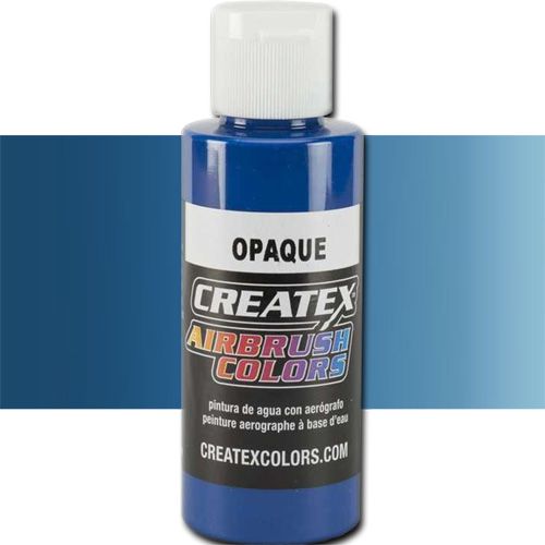 Createx 5201 Createx Blue Opaque Airbrush Color, 2oz; Made with light-fast pigments and durable resins; Works on fabric, wood, leather, canvas, plastics, aluminum, metals, ceramics, poster board, brick, plaster, latex, glass, and more; Colors are water-based, non-toxic, and meet ASTM D4236 standards; Professional Grade Airbrush Colors of the Highest Quality; UPC 717893252019 (CREATEX5201 CREATEX 5201 ALVIN 5201-02 25308-5103 OPAQUE BLUE 2oz)