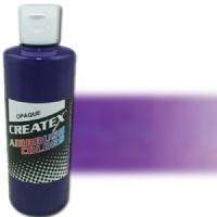 Createx 5202-04 Airbrush Paint, 4oz, Opaque Purple; Made with light-fast pigments and durable resins; Works on fabric, wood, leather, canvas, plastics, aluminum, metals, ceramics, poster board, brick, plaster, latex, glass, and more; Colors are water-based, non-toxic, and meet ASTM D4236 standards; Dimensions 2.75" x 2.75" x 5.00"; Weight 0.5 lbs; UPC 717893452020 (CREATEX520204 CREATEX 5202-04 ALVIN AIRBRUSH OPAQUE PURPLE) 