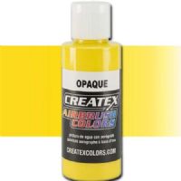 Createx 5204 Createx Yellow Opaque Airbrush Color, 2oz; Made with light-fast pigments and durable resins; Works on fabric, wood, leather, canvas, plastics, aluminum, metals, ceramics, poster board, brick, plaster, latex, glass, and more; Colors are water-based, non-toxic, and meet ASTM D4236 standards; Professional Grade Airbrush Colors of the Highest Quality; UPC 717893252040 (CREATEX5204 CREATEX 5204 ALVIN 5204-02 25308-4923 OPAQUE YELLOW 2oz) 