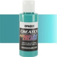 Createx 5206 Createx Aqua Opaque Airbrush Color, 2oz; Made with light-fast pigments and durable resins; Works on fabric, wood, leather, canvas, plastics, aluminum, metals, ceramics, poster board, brick, plaster, latex, glass, and more; Colors are water-based, non-toxic, and meet ASTM D4236 standards; Professional Grade Airbrush Colors of the Highest Quality; UPC 717893252064 (CREATEX5206 CREATEX 5206 ALVIN 5206-02 25308-5153 OPAQUE AQUA 2oz) 