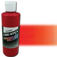 Createx 5210-04 Airbrush Paint, 4oz, Opaque Red; Made with light-fast pigments and durable resins; Works on fabric, wood, leather, canvas, plastics, aluminum, metals, ceramics, poster board, brick, plaster, latex, glass, and more; Colors are water-based, non-toxic, and meet ASTM D4236 standards; Dimensions 2.75" x 2.75" x 5.00"; Weight 0.5 lbs; UPC 717893452105 (CREATEX521004 CREATEX 5210-04 ALVIN AIRBRUSH OPAQUE RED) 