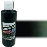 Createx 5211-04 Airbrush Paint, 4oz, Opaque Black; Made with light-fast pigments and durable resins; Works on fabric, wood, leather, canvas, plastics, aluminum, metals, ceramics, poster board, brick, plaster, latex, glass, and more; Colors are water-based, non-toxic, and meet ASTM D4236 standards; Dimensions 2.75" x 2.75" x 5.00"; Weight 0.5 lbs; UPC 717893452112 (CREATEX521104 CREATEX 5211-04 ALVIN AIRBRUSH OPAQUE BLACK) 