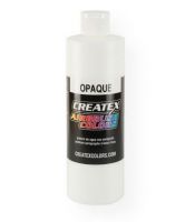 Createx 5212-16 Opaque Airbrush Paint 16oz White; Made with lightfast pigments and durable resins; Works on fabric, wood, leather, canvas, plastics, aluminum, metals, ceramics, poster board, brick, plaster, latex, glass, and more; Colors are water-based, non-toxic, and meet ASTM D4236 standards; Shipping Weight 1.50 lbs; Shipping Dimensions 2.50 x 2.50 x 8.50 inches; UPC 717893652123 (CREATEX521216 CREATEX-5212-16 PAINTING) 