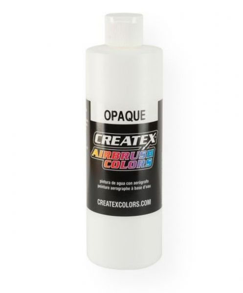 Createx 5212-16 Opaque Airbrush Paint 16oz White; Made with lightfast pigments and durable resins; Works on fabric, wood, leather, canvas, plastics, aluminum, metals, ceramics, poster board, brick, plaster, latex, glass, and more; Colors are water-based, non-toxic, and meet ASTM D4236 standards; Shipping Weight 1.50 lbs; Shipping Dimensions 2.50 x 2.50 x 8.50 inches; UPC 717893652123 (CREATEX521216 CREATEX-5212-16 PAINTING)