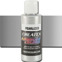 Createx 5308 Createx Silver Airbrush Color, 2oz; Made with light-fast pigments and durable resins; Works on fabric, wood, leather, canvas, plastics, aluminum, metals, ceramics, poster board, brick, plaster, latex, glass, and more; Colors are water-based, non-toxic, and meet ASTM D4236 standards; Professional Grade Airbrush Colors of the Highest Quality; UPC 717893253085 (CREATEX5308 CREATEX 5308 ALVIN 5308-02 25308-9303 PEARLESCENT SILVER 2oz) 