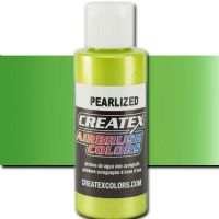 Createx 5313 Createx Lime Airbrush Color, 2oz; Made with light-fast pigments and durable resins; Works on fabric, wood, leather, canvas, plastics, aluminum, metals, ceramics, poster board, brick, plaster, latex, glass, and more; Colors are water-based, non-toxic, and meet ASTM D4236 standards; Professional Grade Airbrush Colors of the Highest Quality; UPC 717893253139 (CREATEX5313 CREATEX 5313 ALVIN 5313-02 25308-7293 PEARLESCENT LIME 2oz) 