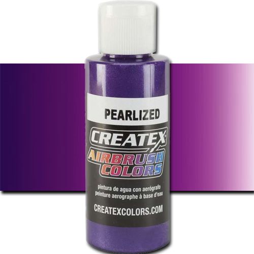 Createx 5314 Createx Plum Airbrush Color, 2oz; Made with light-fast pigments and durable resins; Works on fabric, wood, leather, canvas, plastics, aluminum, metals, ceramics, poster board, brick, plaster, latex, glass, and more; Colors are water-based, non-toxic, and meet ASTM D4236 standards; Professional Grade Airbrush Colors of the Highest Quality; UPC 717893253146 (CREATEX5314 CREATEX 5314 ALVIN 5314-02 25308-6183 PEARLESCENT PLUM 2oz)