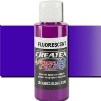 Createx 5401 Createx Violet Fluorescent Airbrush Color, 2oz; Made with light-fast pigments and durable resins; Works on fabric, wood, leather, canvas, plastics, aluminum, metals, ceramics, poster board, brick, plaster, latex, glass, and more; Colors are water-based, non-toxic, and meet ASTM D4236 standards; Professional Grade Airbrush Colors of the Highest Quality; UPC 717893254013 (CREATEX5401 CREATEX 5401 ALVIN 5401-02 25308-6183 FLUORECENT VIOLET 2oz) 