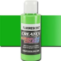 Createx 5404 Createx Green Fluorescent Airbrush Color, 2oz; Made with light-fast pigments and durable resins; Works on fabric, wood, leather, canvas, plastics, aluminum, metals, ceramics, poster board, brick, plaster, latex, glass, and more; Colors are water-based, non-toxic, and meet ASTM D4236 standards; Professional Grade Airbrush Colors of the Highest Quality; UPC 717893254044 (CREATEX5404 CREATEX 5404 ALVIN 5404-02 25308-5243 FLUORECENT GREEN 2oz) 