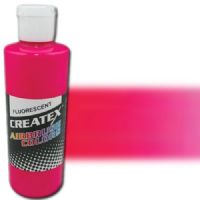 Createx 5406-04 Airbrush Paint, 4oz, Pearlescent Fluorescent Magenta; Made with light-fast pigments and durable resins; Works on fabric, wood, leather, canvas, plastics, aluminum, metals, ceramics, poster board, brick, plaster, latex, glass, and more; Colors are water-based, non-toxic, and meet ASTM D4236 standards; Dimensions 2.75" x 2.75" x 5.00"; Weight 0.5 lbs; UPC 717893454062 (CREATEX540604 CREATEX 5406-04 ALVIN AIRBRUSH PEARLESCENT FLUORESCENT MAGENTA) 