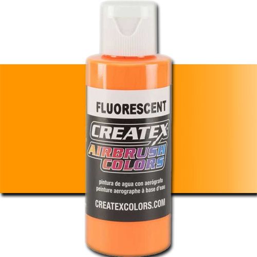Createx 5410 Createx Sunburst Fluorescent Airbrush Color, 2oz; Made with light-fast pigments and durable resins; Works on fabric, wood, leather, canvas, plastics, aluminum, metals, ceramics, poster board, brick, plaster, latex, glass, and more; Colors are water-based, non-toxic, and meet ASTM D4236 standards; Professional Grade Airbrush Colors of the Highest Quality; UPC 717893254105 (CREATEX5410 CREATEX 5410 ALVIN 5410-02 25308-4543 FLUORECENT SUNBURST 2oz)