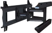 Crimson A86F Articulating Arm for 86" LG Stretch Display in Landscape Orientation, Black, TV Size Range 37" – 90", 130lb (59kg) Weight Capacity, 711x223mm Max Mounting Pattern, 2.88" (73.15mm) Depth From Wall, 14.66" (370mm) Max Extension, -6.5° Tilt, 41° Pivot, 3° Roll (side to side), Aluminum/High-grade Cold Rolled Steel Material, UPC 081588501666 (CRIMSONA86F CRIMSON-A86F A86-F A86) 
