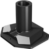 Crimson DSAF Through-hole Flat Base Assembly for DSA Series Monitor Arms, Black; Quick and Easy to Both Install and Use; Space Saving Design with a Small Footprint; Attaches Through Desktop Surface with Minimal Visible Hardware; Provides a Sleek, Aesthetically Pleasing Appearance; Aluminum/High-grade Cold Rolled Steel Construction; UPC 081588501570 (CRIMSONDSAF DS-AF DSA-F) 
