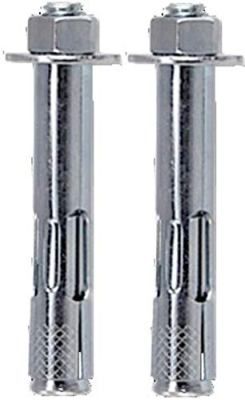 Crimson HE5162 Concrete Expansion Anchors (Two-pack), Silver, 5/16