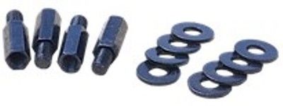 Crimson HSO435 Standoff Spacer Kit (4-pack), Black, Size M4x35mm, Work with 4mm Inserts, Provides Up to 1.4