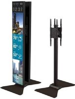 Crimson S86LGD Back to Back Portrait Floor Stand for Dual Displays, Black, TV Size Range 37" - 86", 100lb (45kg) Weight Capacity, 200x600mm Max Mounting Pattern, 86" Maximum TV Height, Universal Mounting Brackets, Supports Two Back-to-back 86" Stretch Displays, VESA Compatible, Vertical Position Adjustment for Perfect Viewing Height, UPC 081588501678 (CRIMSONS86LGD S86-LGD S86L-GD S86LG-D S86 LGD) 
