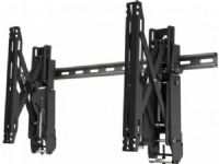 Crimson VWPG3U Portrait Unistrut Video Wall Mount with 8 Alignment Points & Push-In/Pop-Out Technology, Black, TV Size Range 37" – 75", 150 lb (68 kg) Weight Capacity, 800x402mm Max Mounting Pattern, 4.10" (104mm) to 7.05" (179mm) Depth From Wall, 1.0" (0.5" Upward, 0.5" Downward) Vertical Adjustment, Quickly Installs to Single 1-5/8" Unistrut Channel, UPC 081588501807 (CRIMSONVWPG3U VWPG3U VWP-G3U VWPG-3U) 