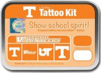 ColorBox CS19602 University Of Tennessee Collegiate Tatto Kit, Show school spirit with officially licensed collegiate product, Each tin contains five rubber stamps and two temporary tattoo inkpads themed to match the school's identity, Overall tin size is approximately 4" x 5.5", Dimensions 5.56" x 3.94" x 1.63", Weight 0.45 lbs, UPC 746604196021 (COLORBOXCS19602 COLORBOX CS19602 CS 19602 COLORBOX-CS19602 CS-19602) 