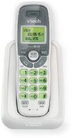 VTech CS6114 Cordless Phone; Silver; DECT 6.0 digital technology; Caller ID/Call Waiting; Backlit keypad and display; 30 name and number phone directory; RoHS Compliant; Hearing Aid Compatible; Easy to use, standard wall mount capability; Mute; Any key Answer; UPC 735078018625 (CS6114 CS-6114 CS6114PHONE CS6114-PHONE CS6114VTECH CS6114-VTECH)   