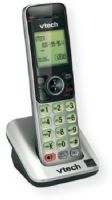 VTech CS6609 Extra Handset For CS66 Series; Black and Silver; DECT 6.0 digital technology; 50 name and number phonebook directory; Voicemail waiting indicator2; Last 10 number redial; Mute; Any key Answer; Volume Control; RoHS Compliant; Hearing Aid Compatible; Intercom between handsets; Conference between an outside line and up to 2 cordless handsets; UPC 735078025609 (CS6609 CS-6609 CS6609HANDSET CS6609-HANDSET CS6609VTECH CS6609-VTECH)   