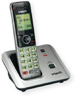 VTech CS6619 Multi Handset Phone System; Black and Silver; Caller ID/Call Waiting stores 50 calls; Handset speakerphone; Backlit keypad and display; Expandable; DECT 6.0 Digital technology; 50 name and number phonebook directory; Voicemail Waiting Indicator; UPC 735078025548 (CS6619 CS-6619 CS6619PHONE CS6619-PHONE CS6619VTECH CS6619-VTECH)     