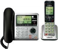 VTech CS6649 Corded/Cordless Answering System with Caller ID/Call Waiting, With up to 14 minutes of recording time, 50 name and number phonebook directory, Voicemail waiting indicator, Handset and base speakerphones, Backlit keypad and display, ECO mode power-conserving technology, Quiet mode, Call intercept, Last 10 number redial, UPC 735078025487 (CS-6649 CS 6649) 