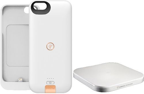 Duracell Powermat CSA5W2A6 PowerCase + Charging Pad, White; For use with for iPhone 5s/5; Made for two devices to keep your mobile device charged whether you're on the go, at the office, or at home; Place your mobile device on the Power mat charging station to charge; Wireless charge using the Access Case, or snap on the Snap Battery for extra power; UPC 041333666013 (CS-A5W2A6 CSA-5W2A6 CSA5-W2A6 CSA5W-2A6)