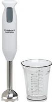 Cuisinart CSB-76WH SmartStick Immersion Hand Blender, Immersion hand blender equipped with powerful 200-watt motor, Blade provides smooth blending; protective guard helps prevent splattering, Simple push-button controls and lightweight design for one-handed operation, UPC 086279013118 (CSB76 CSB-76 CSB 76 CSB-76WH CSB 76WH CSB76WH) 