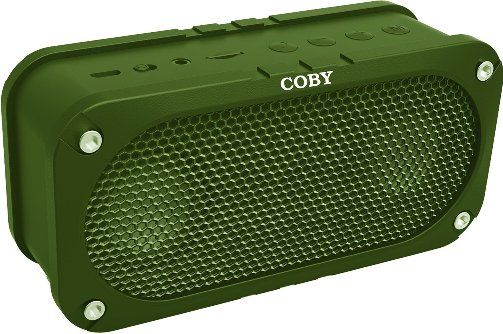 Coby CSBT-302-GRN Portable Bluetooth Speaker, Green; Fits with all Bluetooth audio devices including smartphones, stereo systems and tablets; Stereo-quality sound; Lightweight, portable design; Rechargeable battery; Built-in microphone; Volume control buttons; Charges in up to 5 hours; 3.5mm audio jack for connecting non-Bluetooth audio devices; 33-foot wireless range; Wrist strap included; UPC 812180021580 (CSBT302GRN CSBT302-GRN CSBT-302GRN CSBT-302) 