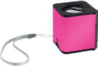 Coby CSBT-304-PNK Compact Bluetooth Speaker, Pink, Compatible with Bluetooth enabled devices, Playtime Bluetooth up to 5hrs, 40mm speaker drive, Frequency Response 120Hz-18kHz, Unique cube portable design that delivers powerful crystal-clear sound, Wireless music streaming via Bluetooth, Stereo sound quality, UPC 812180021757 (CSBT304PNK CSBT304-PNK CSBT-304PNK CSBT-304 CSBT304PK) 